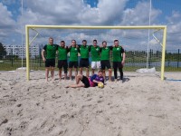 Гродненские медики победили в товарищеском турнире по пляжному футболу