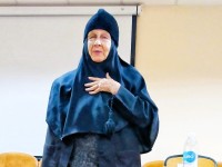 Насельница Свято-Елисаветинского монастыря монахиня Мария посетила Лидскую ЦРБ с лекцией о духовно-нравственных аспектах медицинской этики
