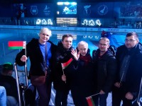 Работники областного центра гигиены посетили хоккейный матч между командами Президента и Гродненской области