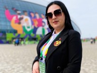 Медсестра Лидской ЦРБ, профсоюзный блогер Кристина Гомза принимает участие во Всемирном фестивале молодежи в Сочи